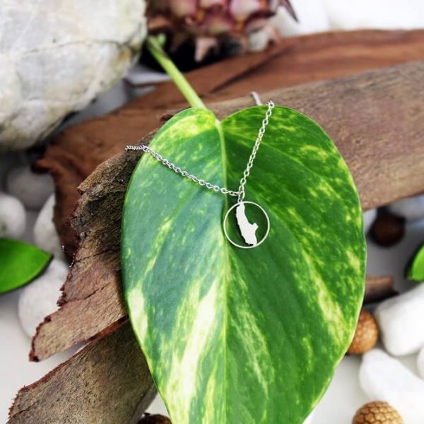 fußkette auf blatt