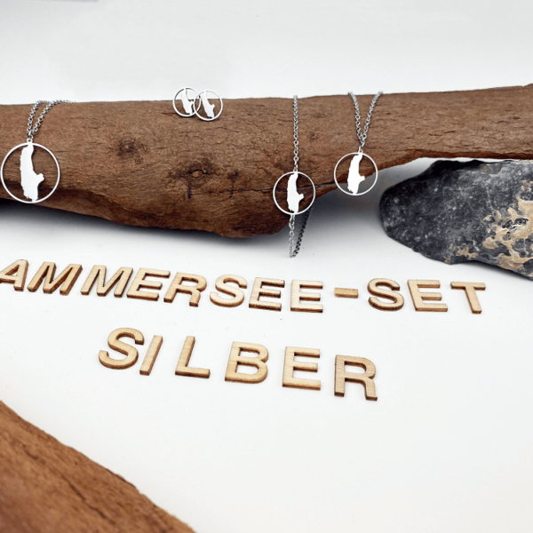 Set "Ois was ma ham" in silber